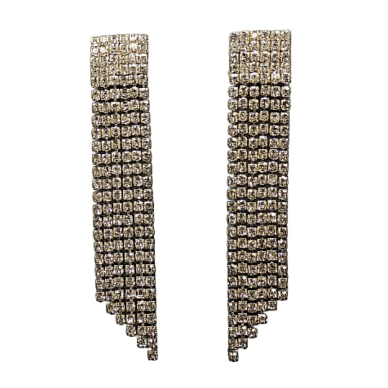 گوشواره زنانه مدل آویز مجلسی کد SH01 گوشواره زنانه مدل آویز مجلسی کد SH01