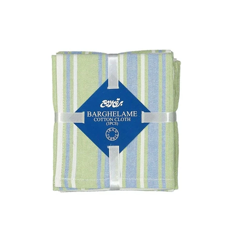 دستمال آشپزخانه برق لامع مدل مربع کد B36 مجموعه 3 عددی