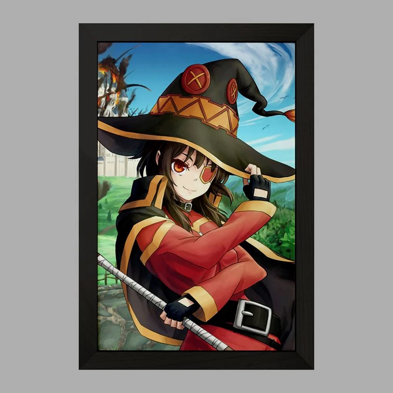 تابلو خندالو مدل مگومین انیمه کونوسوبا Konosuba کد 27332