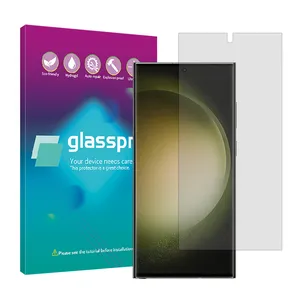 Glass Pro Resistant model transparent screen protector suitable for Samsung Galaxy S23 Ultra mobile phone