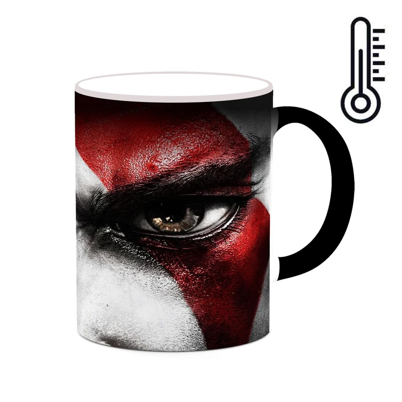 ماگ حرارتی کاکتی طرح گاد آف وار God Of War مدل mgh40665