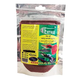 غذا ماهی اکستار مدل small fishes وزن 100 گرم