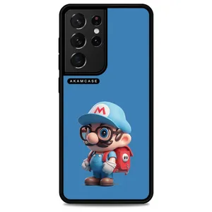 AKAM AMCWSGS21U-SUPER MARIO9 Cover For Samsung Galaxy S21 Ultra