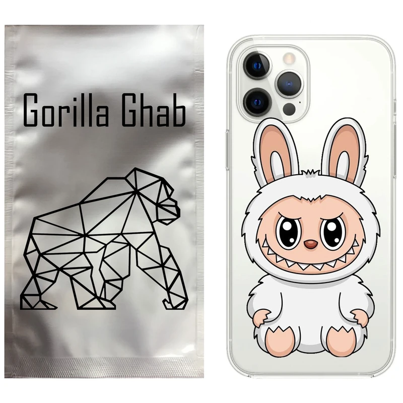 کاور گوریلا قاب مدل CLG کد 113 طرح Labubu مناسب برای گوشی موبایل اپل iPhone 12 Pro
