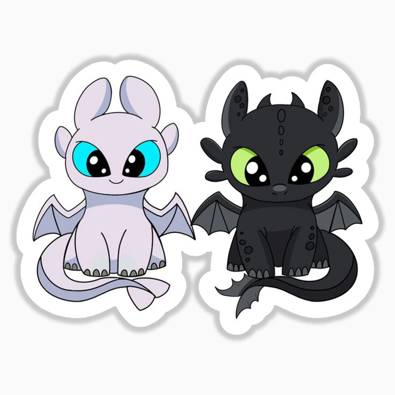 استیکر لپ تاپ و موبایل بووم طرح کارتونی بی دندون کد mm89