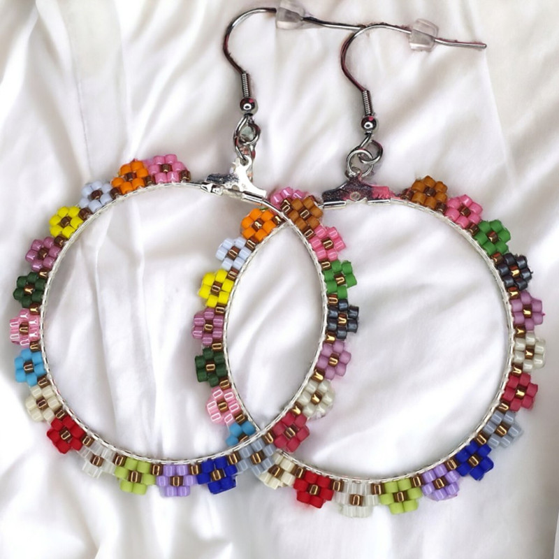 گوشواره زنانه مدل حلقه‌ای