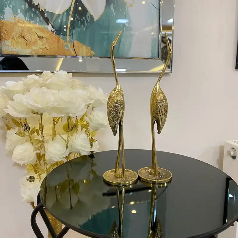 مجسمه برنجی مدل لک لک 102215 بسته 2 عددی