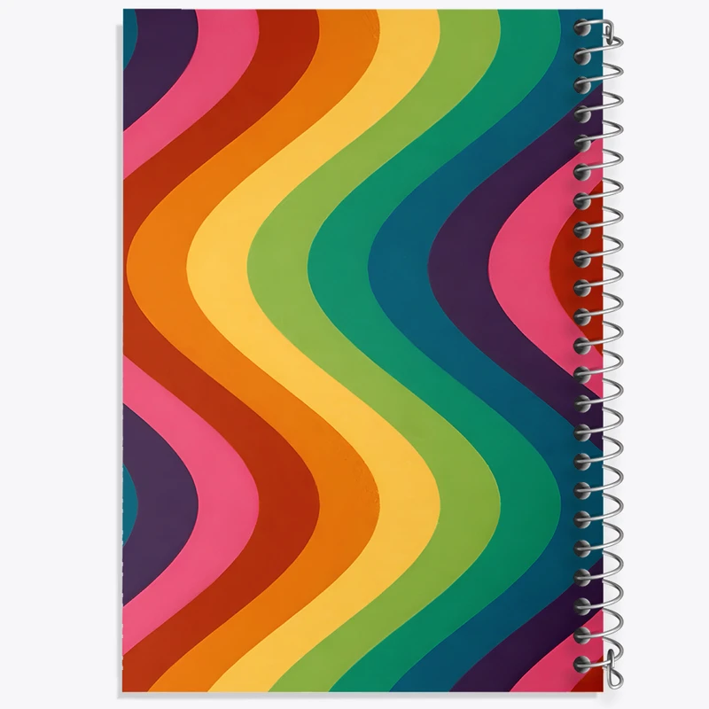 دفتر شطرنجی 50 برگ خندالو طرح رنگی رنگی کد N5388