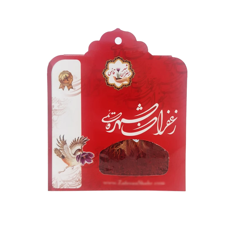 زعفران دسته پاکتی زعفرانشهر قائمی - یک گرم