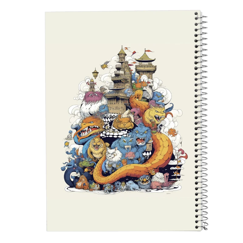 دفتر لیست خرید 50 برگ مدوپد مدل Ghibli کد DF2468