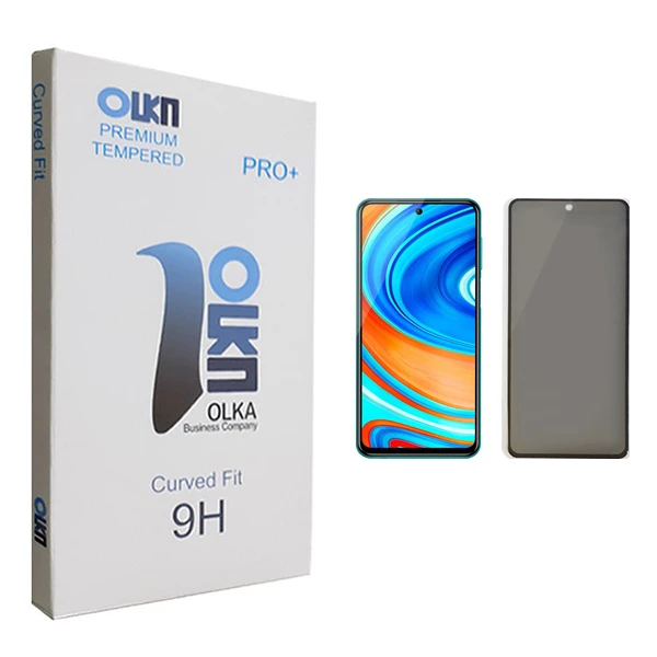 محافظ صفحه نمایش حریم شخصی الکا مدل +PRO مناسب برای گوشی موبایل شیائومی Redmi Note 9 Pro