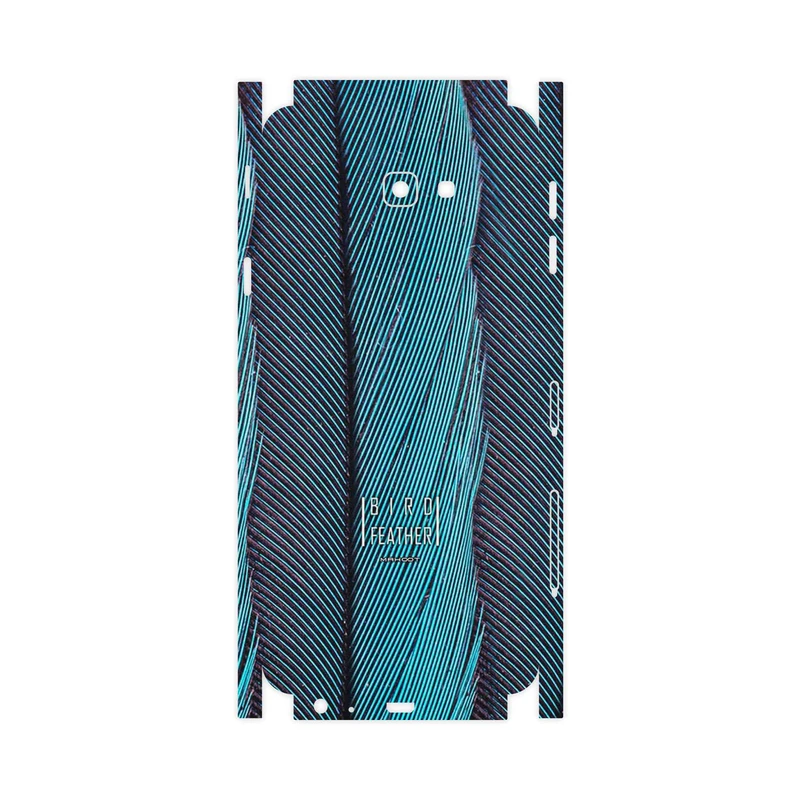 برچسب پوششی ماهوت مدل Turquoise feathers-FullSkin مناسب برای گوشی موبایل سامسونگ Galaxy J4 Plus