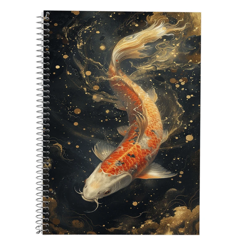 دفتر زبان 50 برگ مدوپد مدل سه خط طرح فانتزی کد DF14458