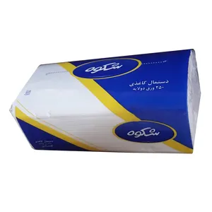 دستمال کاغذی 250 برگ شکوه مدل Awou50001