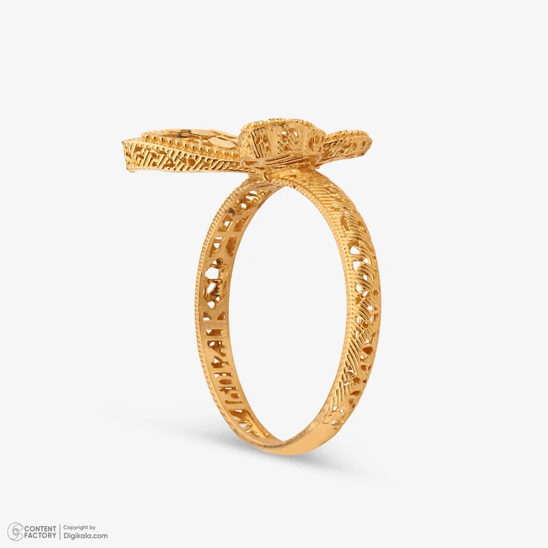 عکس شماره 4 : انگشتر طلا کم اجرت 18 عیار زنانه ناریا مدل ایوا کد m21-18 سایز 56