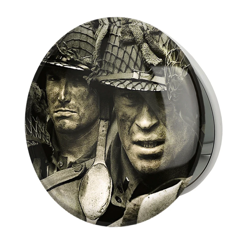 آینه جیبی خندالو طرح جوخه برادران Band Of Brothers مدل تاشو کد 29765