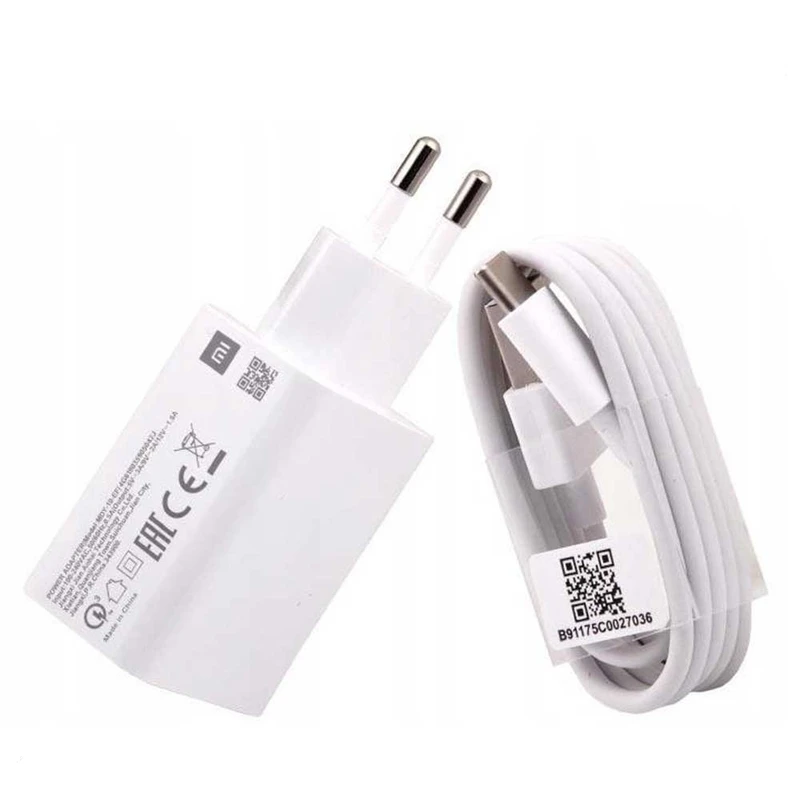 شارژر دیواری مدل Note 8 pro به همراه کابل تبدیل USB-C
