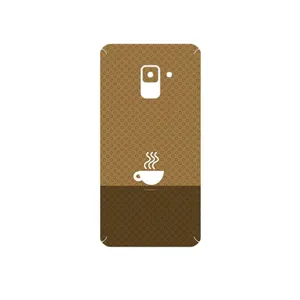MAHOOT Minimal Cup of Coffee Icon Cover Sticker for Samsung Galaxy A8 2018