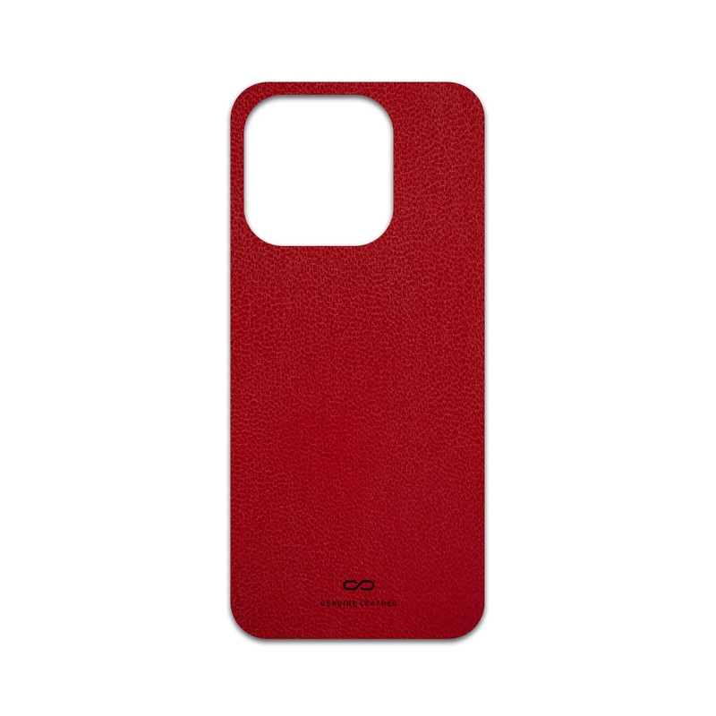 برچسب پوششی ماهوت مدل Red-Leather مناسب برای گوشی موبایل آنر X6c