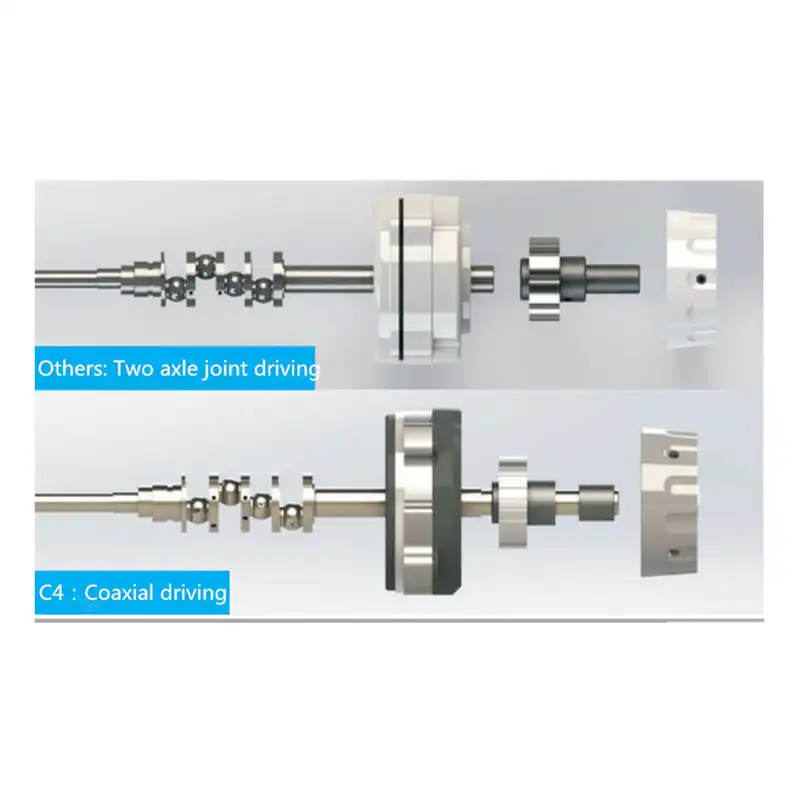 چرخ خیاطی صنعتی سردوز چهار نخ جک مدل C4 - به همراه میز و پایه