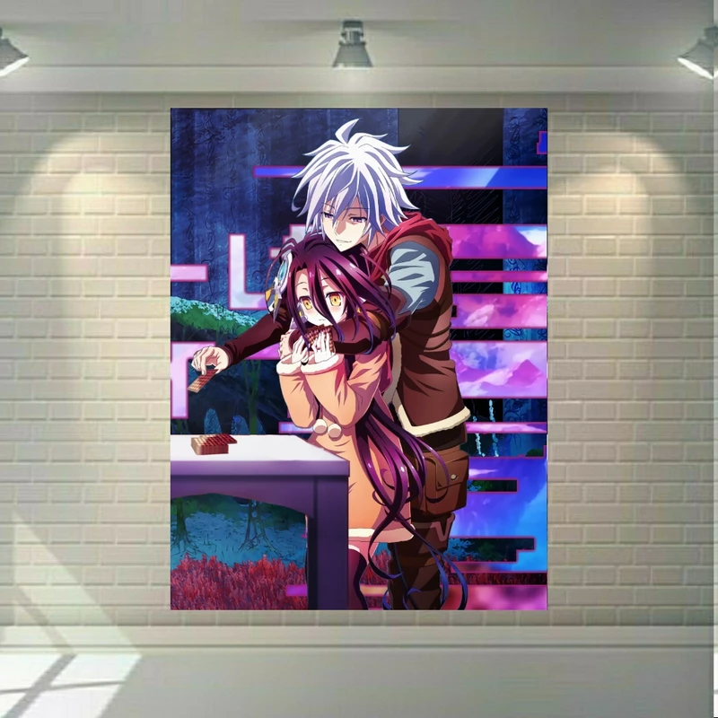 پوستر دیواری طرح انیمه No Game No Life مدل SDP749