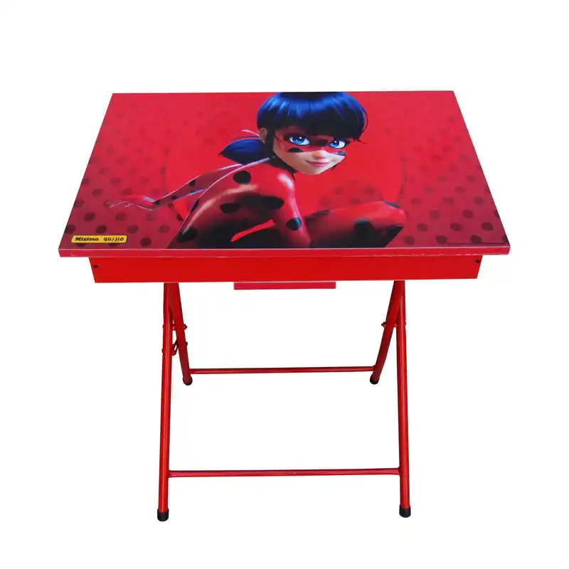 ست میز تحریر و صندلی میزیمو مدل دختر کفشدوزکی کد 57