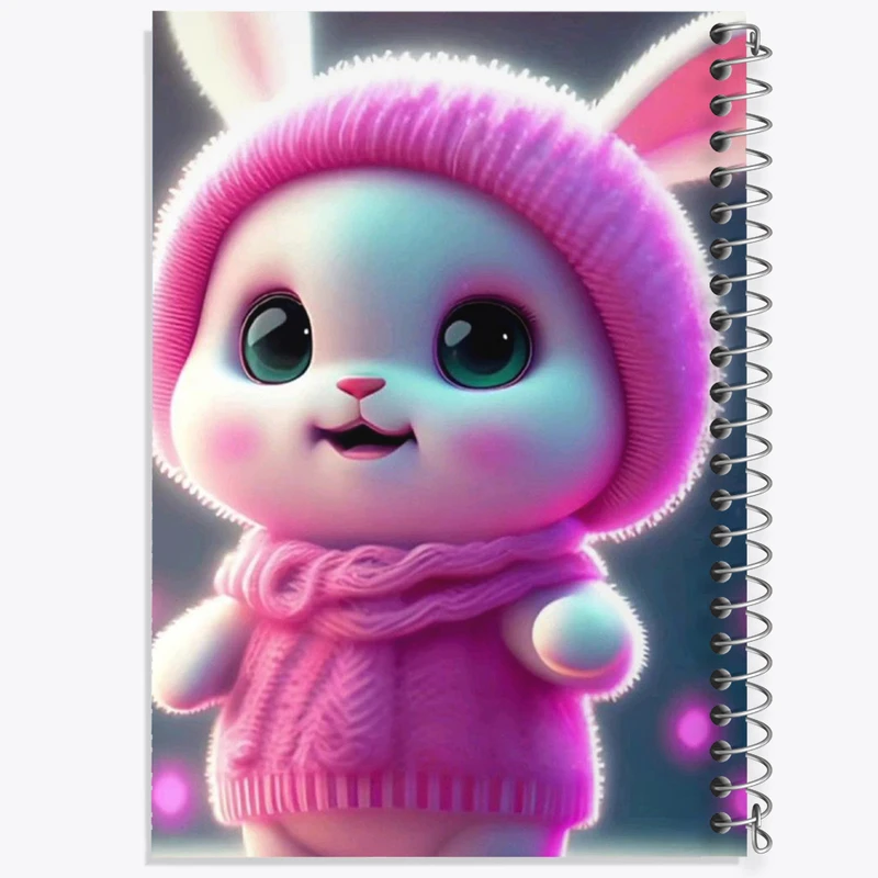 دفتر نقاشی 50 برگ خندالو طرح خرگوش کیوت کد N1787