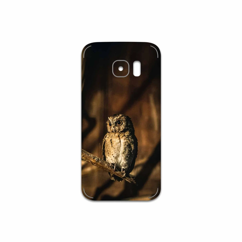 برچسب پوششی ماهوت مدل Owl مناسب برای گوشی موبایل سامسونگ Galaxy S7