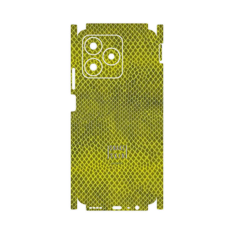 برچسب پوششی ماهوت مدل Yellow Snake Skin-FullSkin مناسب برای گوشی موبایل ریلمی C53