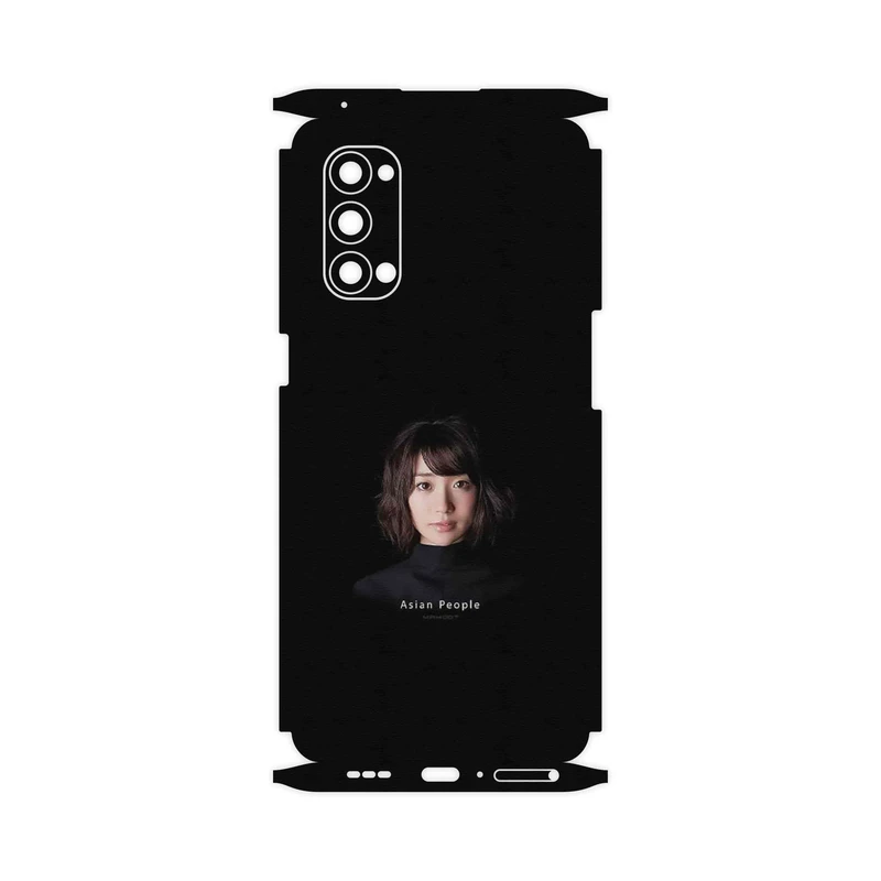 برچسب پوششی ماهوت مدل Portrait of an Asian Woman-FullSkin مناسب برای گوشی موبایل اپو Reno4 Pro 5G