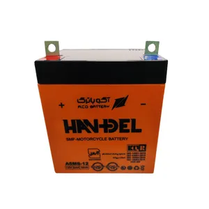 باتری موتورسیکلت 12 ولت 5 آمپر هندل مدل A5MS-12