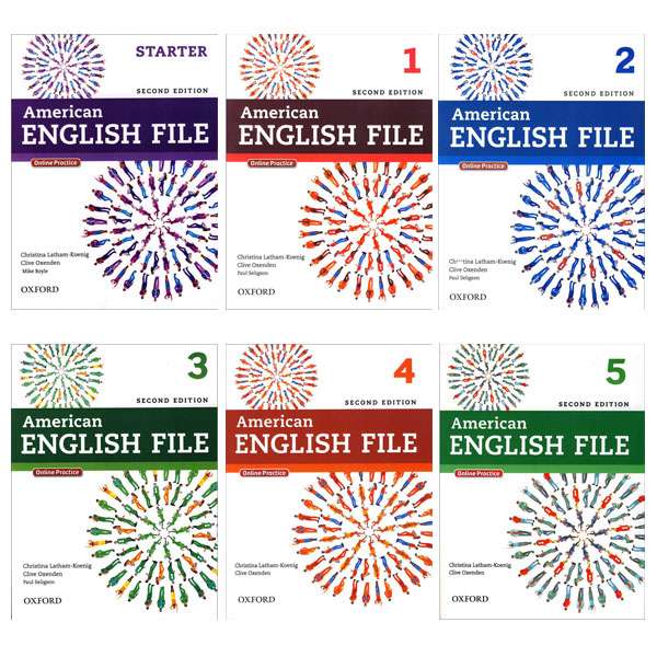 کتاب American English File Book Series اثر Mike Boyle انتشارات Oxford شش جلدی