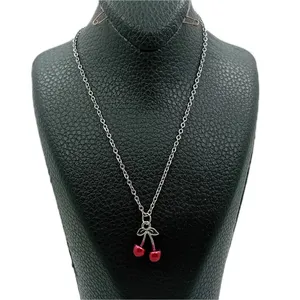 گردنبند زنانه مدل گیلاس