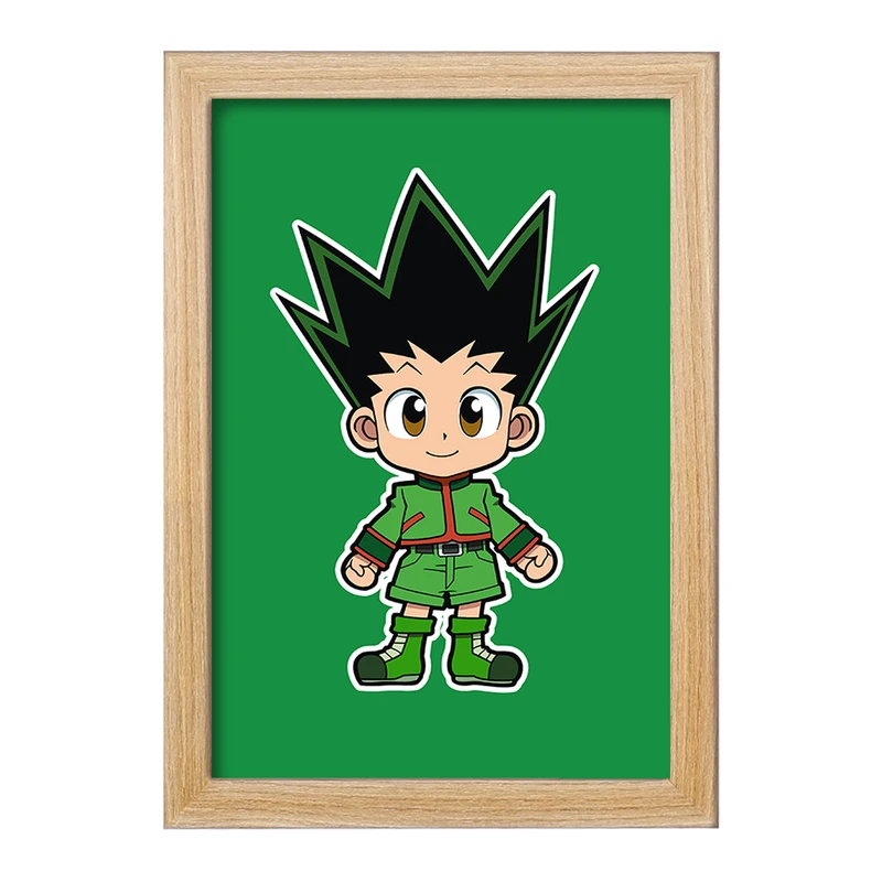 تابلو خندالو مدل گون انیمه هانتر ایکس هانتر Hunter × Hunter  کد 10744