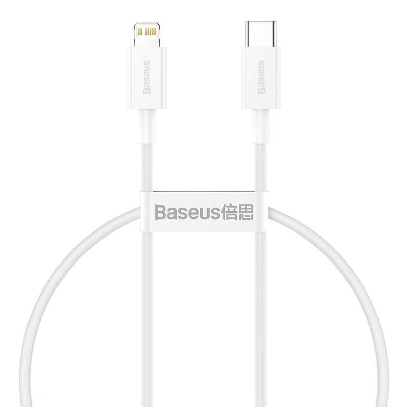 کابل تبدیل usb-c به لایتنینگ باسئوس مدل CATLSW-01A طول 1.2 متر