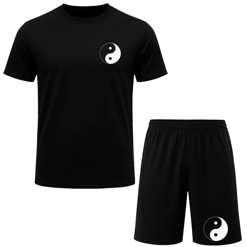 ست تیشرت آستین کوتاه و شلوارک راحتی مردانه مدل A88