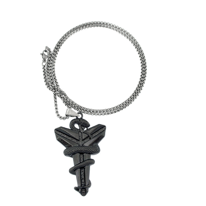 گردنبند مردانه برانت مدل مار محافظ پیکان تیر وایکینگ