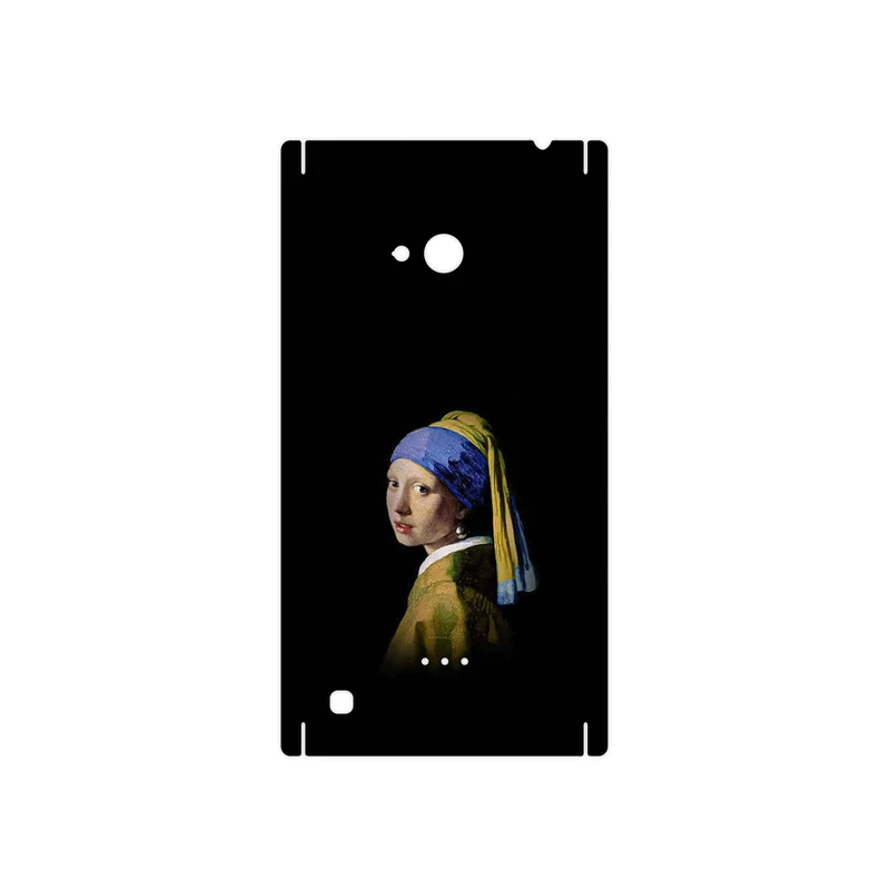 برچسب پوششی ماهوت مدل Girl with a Pearl Earring of Vermeer مناسب برای گوشی موبایل نوکیا Lumia 720