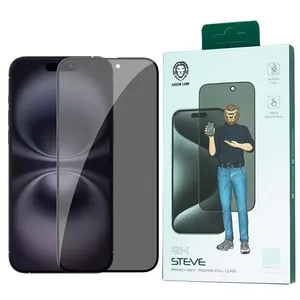 Green Lion 9H Steve privacy Screen Protector For Apple iPhone 15 Pro