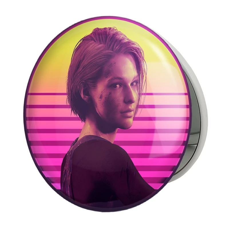 آینه جیبی خندالو طرح بازی رزیدنت اویل Resident Evil مدل تاشو کد 30137