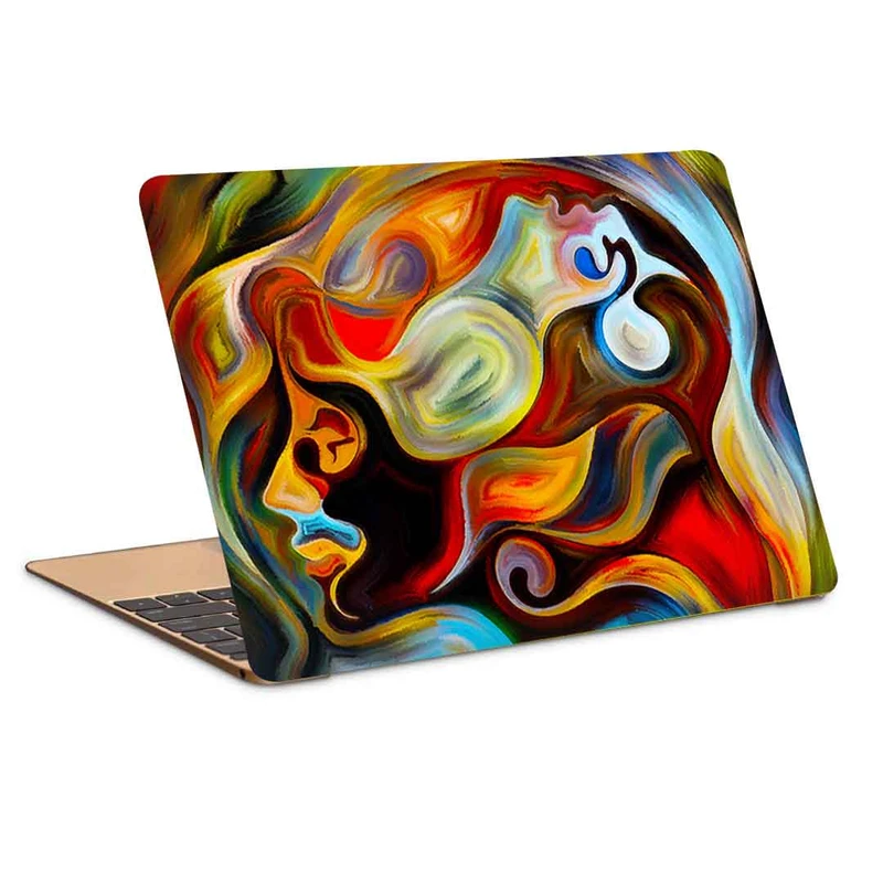 استیکر لپ تاپ طرح woman oil painting 8کد c-1000مناسب برای لپ تاپ 15.6 اینچ