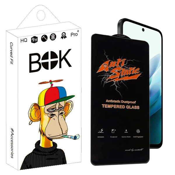 محافظ صفحه نمایش آنتی‌استاتیک بوک مدل Anti-Static Edge مناسب برای گوشی موبایل شیائومی Redmi 15