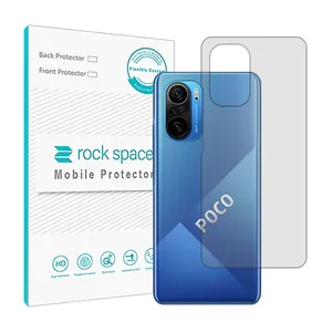 Transparent Rockspace HyGEL phone back protector suitable for Xiaomi Poco F3 mobile phone