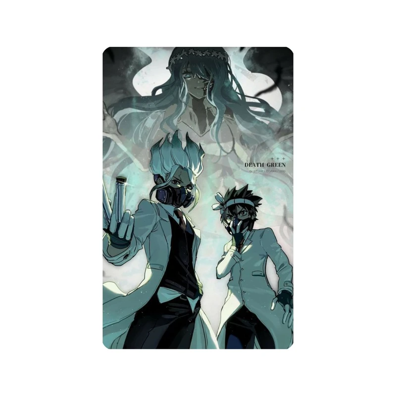 استیکر کارت مدل انیمه طرح سنکو ایشیگامی دکتر استون Senku Ishigami dr stone کد 5978