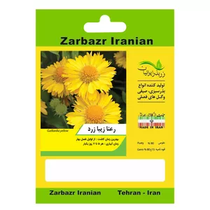 بذر گل رعنا زیبا زرد زربذر ایرانیان کد ZBP-84
