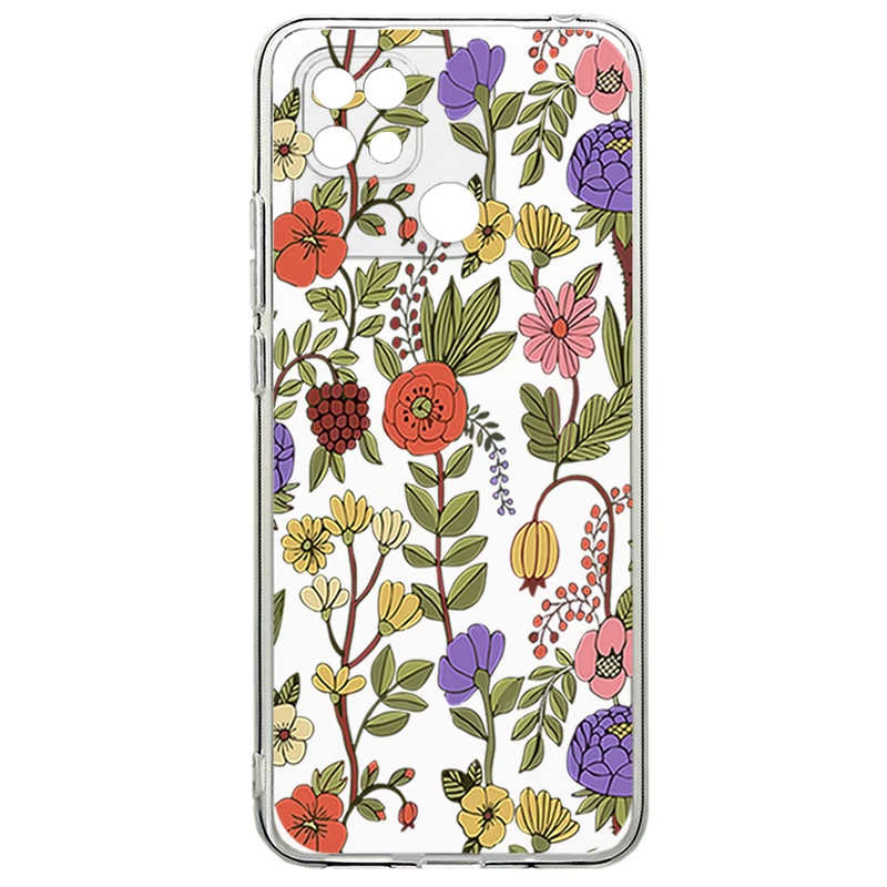 کاور طرح Tiny Flower مناسب برای گوشی موبایل شیائومی Redmi 10C