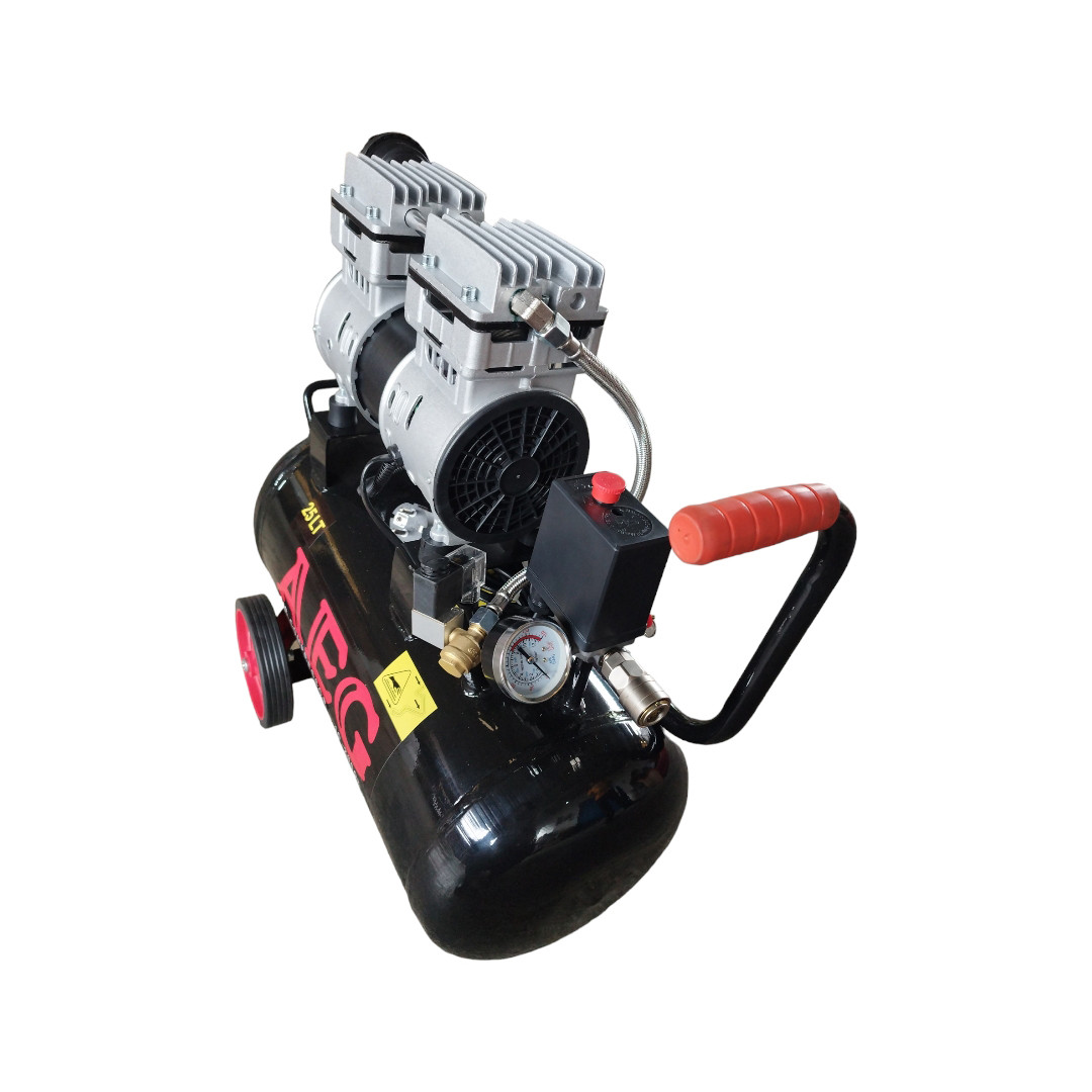 کمپرسور هوا سایلنت آاگ مدل RC2024-25 KS ظرفیت 25 لیتر کمپرسور هوا سایلنت آاگ مدل RC2024-25 KS ظرفیت 25 لیتر