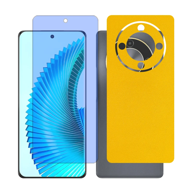 محافظ صفحه نمایش آنتی بلو گلس مدل Together مناسب برای گوشی موبایل آنر X9b به همراه برچسب پوششی پشت گوشی