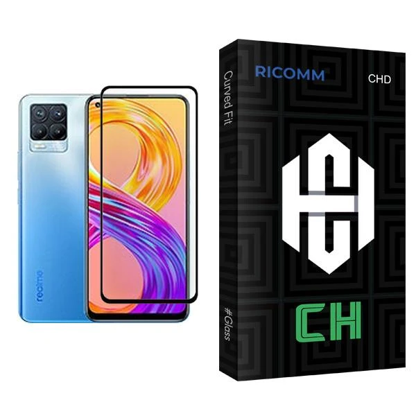 محافظ صفحه نمایش ریکام مدل CH Glass MIX001 مناسب برای گوشی موبایل ریلمی 8 Pro