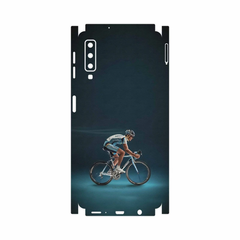 برچسب پوششی ماهوت مدل Road cycling-FullSkin مناسب برای گوشی موبایل سامسونگ Galaxy A7 2018
